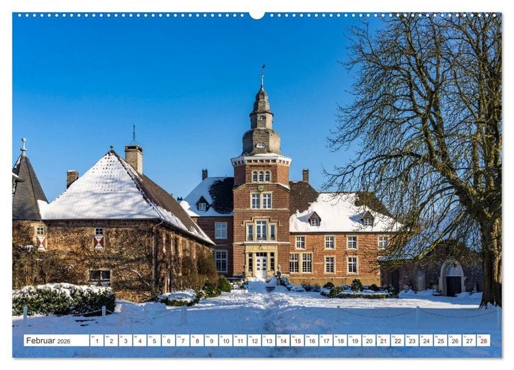 Produktbild: Wasserschl&ouml;sser im M&uuml;nsterland (hochwertiger Premium Wandkalender 2026 DIN A2 quer), Kunstdruck in Hochglanz