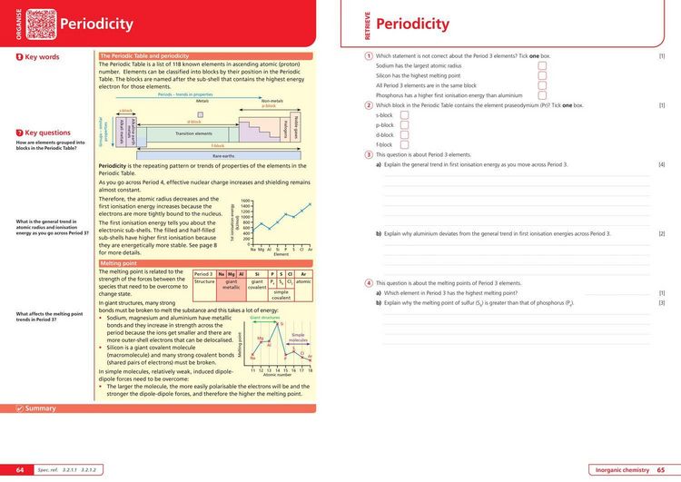 Produktbild: AQA A-level Chemistry Organise and Retrieve Your Knowledge