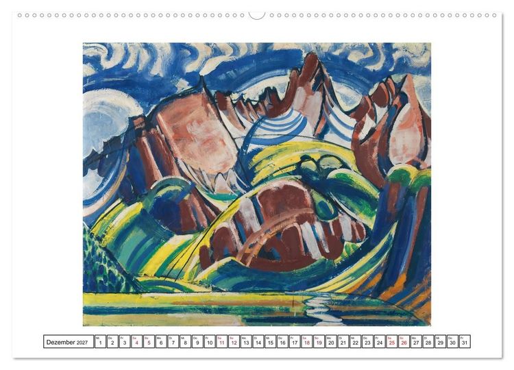 Produktbild: August Babberger (hochwertiger Premium Wandkalender 2027 DIN A2 quer), Kunstdruck in Hochglanz