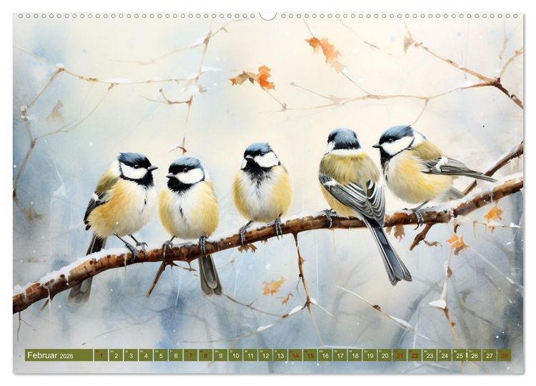 Produktbild: Zw&ouml;lf Monate im Wald (Wandkalender 2026 DIN A2 quer), CALVENDO Monatskalender