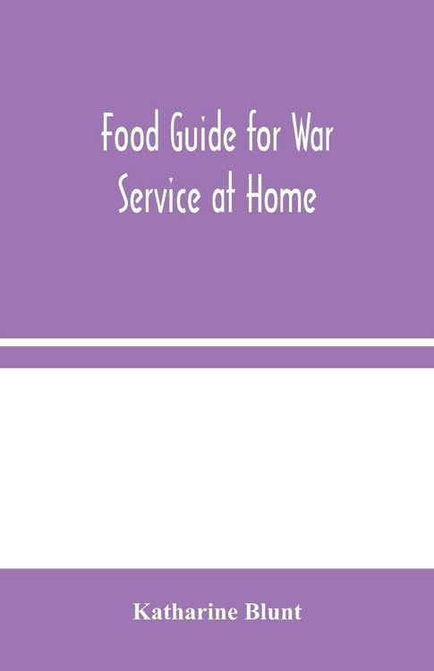 Produktbild: Food Guide For War Service At Home