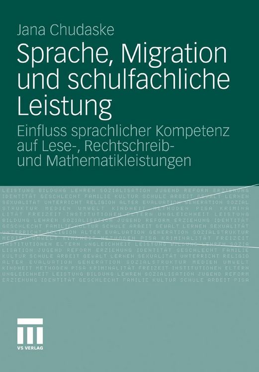Produktbild: Sprache, Migration und schulfachliche Leistung