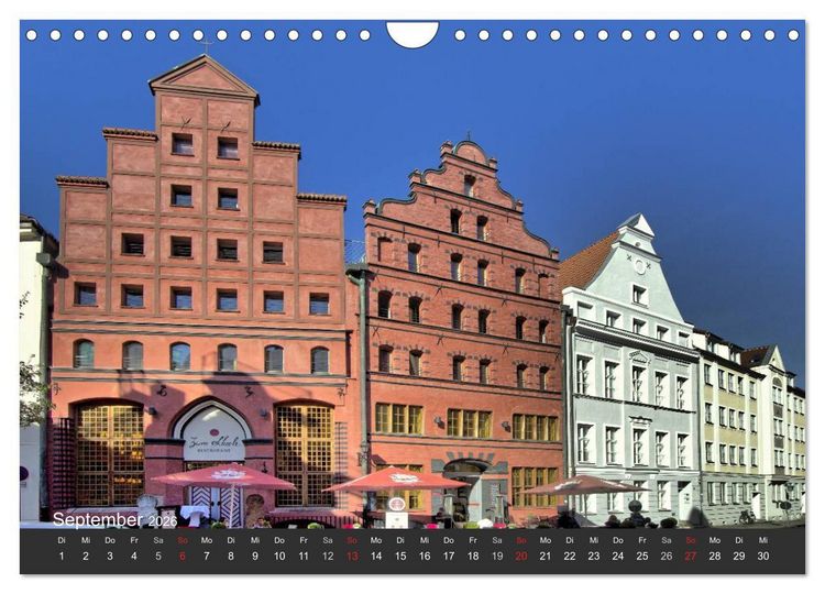 Produktbild: Stralsund. Das Tor zur Insel R&uuml;gen (Wandkalender 2026 DIN A4 quer), CALVENDO Monatskalender