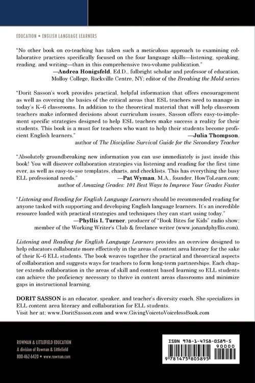 Produktbild: Listening and Reading for English Language Learners