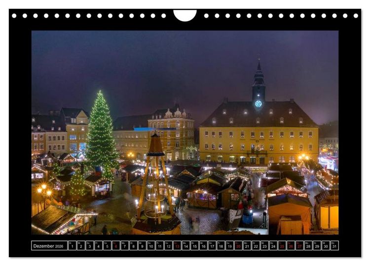 Produktbild: Annaberg im Erzgebirge (Wandkalender 2026 DIN A4 quer), CALVENDO Monatskalender