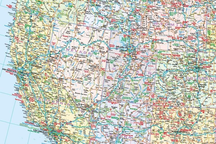 Produktbild: Reise Know-How Landkarte USA 1 : 4.700.000