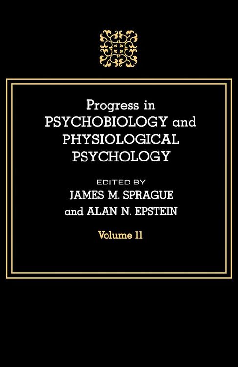 Produktbild: Progress in Psychobiology and Physiological Psychology