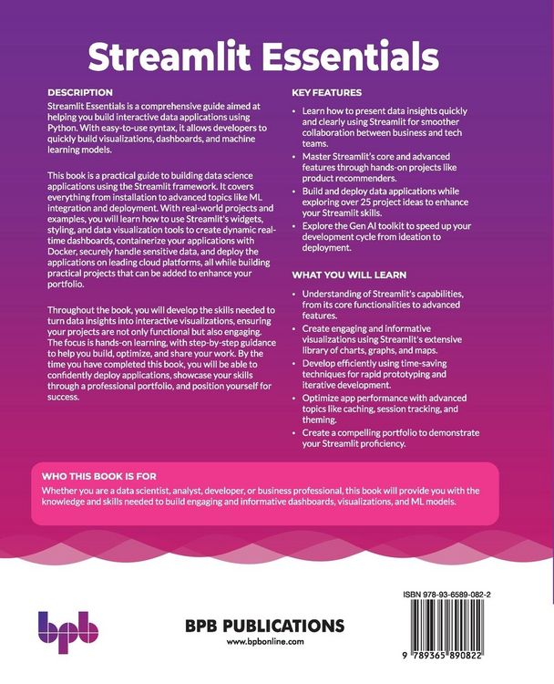 Produktbild: Streamlit Essentials