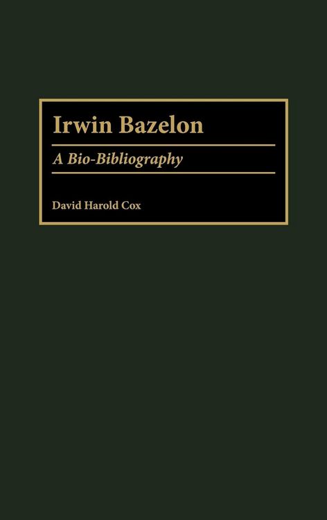 Produktbild: Irwin Bazelon