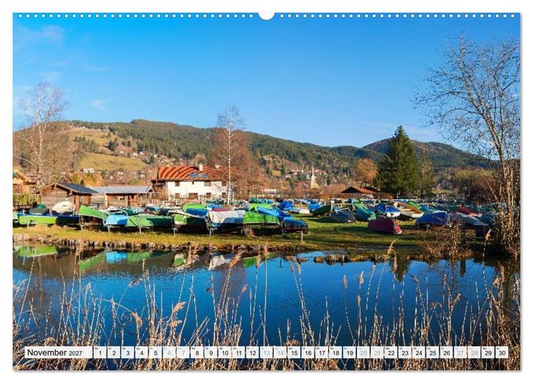 Produktbild: Schliersee-Idylle (Wandkalender 2027 DIN A2 quer), CALVENDO Monatskalender