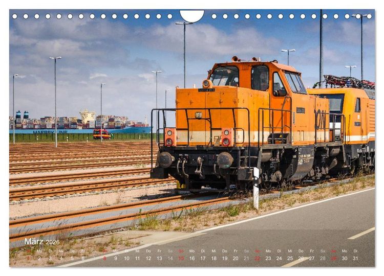 Produktbild: Impressionen vom JadeWeserPort (Wandkalender 2026 DIN A4 quer), CALVENDO Monatskalender