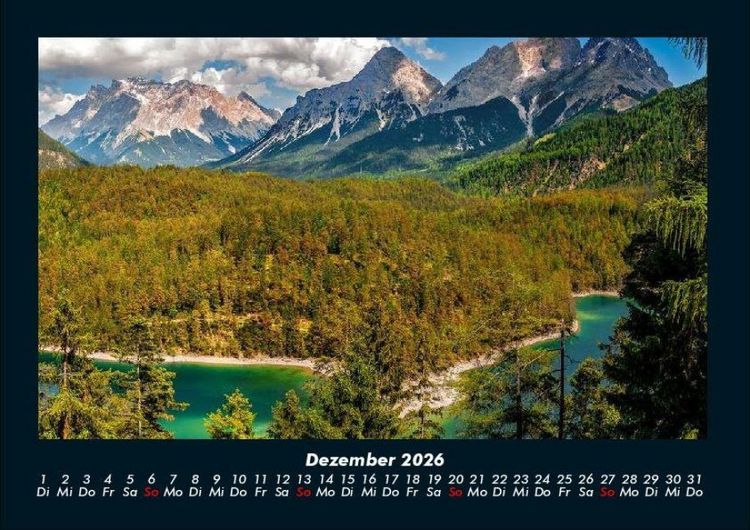 Produktbild: Die Seen der Erde 2026 Fotokalender DIN A4