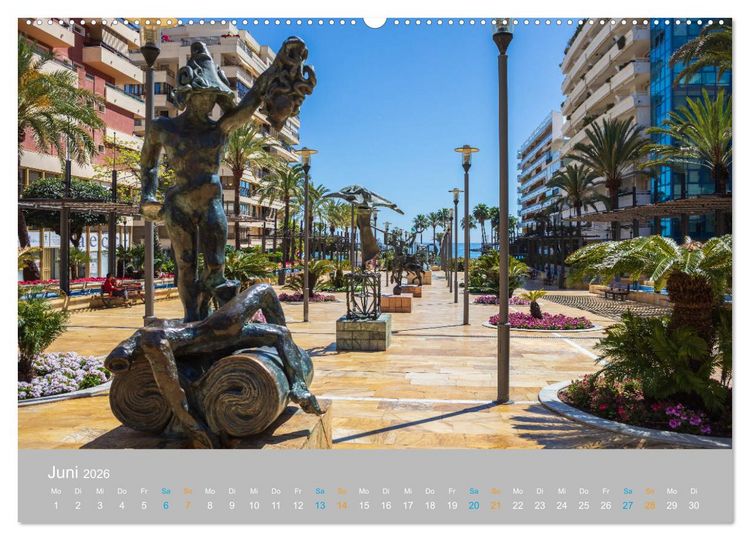 Produktbild: Marbella - andalusische Mittelmeerk&uuml;ste (Wandkalender 2026 DIN A2 quer), CALVENDO Monatskalender