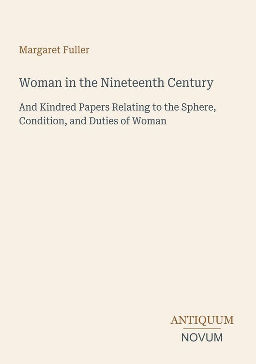 Produktbild: Woman in the Nineteenth Century