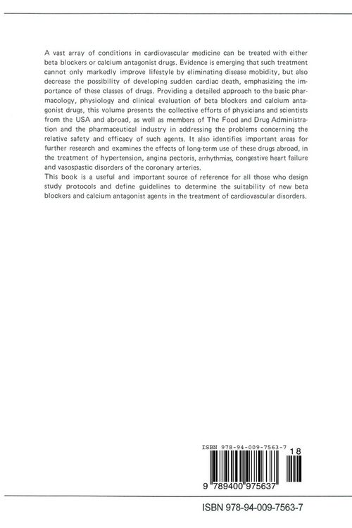 Produktbild: The Evaluation of Beat Blocker and Calcium Antagonist Drugs