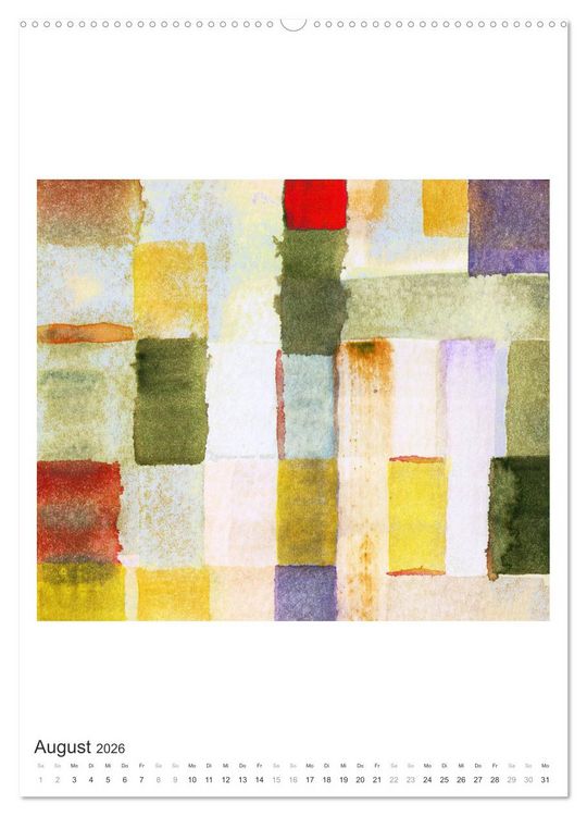 Produktbild: Ein leuchtendes Jahr: Abstrakte Kunst von Inga Pint (Wandkalender 2026 DIN A2 hoch), CALVENDO Monatskalender