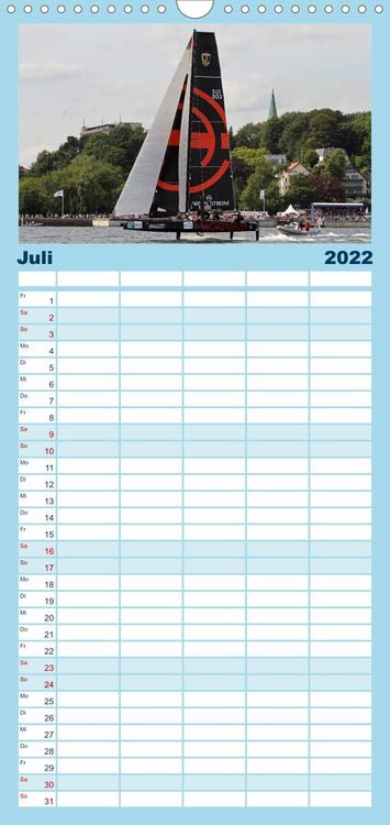 Produktbild: High Speed Katamarane - Schwebend ans Limit - Familienplaner hoch (Wandkalender 2022 , 21 cm x 45 cm, hoch)