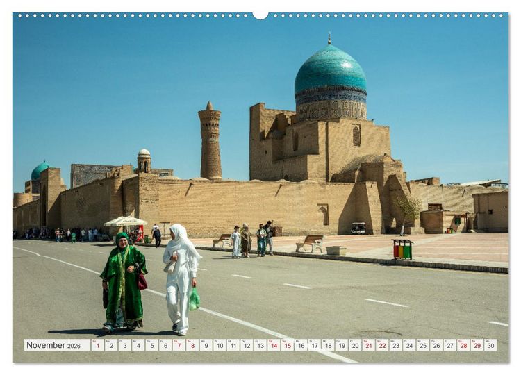 Produktbild: Usbekistan und seine Kultursch&auml;tze (Wandkalender 2026 DIN A2 quer), CALVENDO Monatskalender