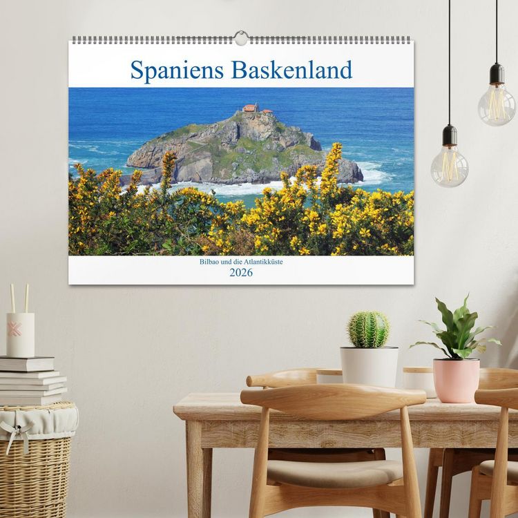 Produktbild: Spaniens Baskenland (Wandkalender 2026 DIN A2 quer), CALVENDO Monatskalender