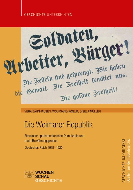 Produktbild: Die Weimarer Republik