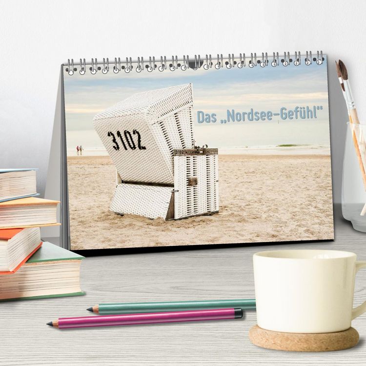 Produktbild: Das "Nordsee-Gef&uuml;hl" (Tischkalender 2026 DIN A5 quer), CALVENDO Monatskalender