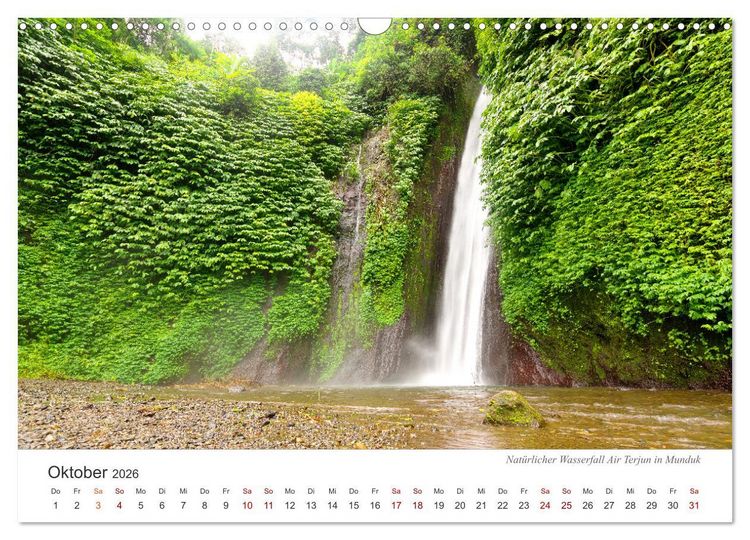 Produktbild: Impressionen einer Reise durch Bali (Wandkalender 2026 DIN A3 quer), CALVENDO Monatskalender