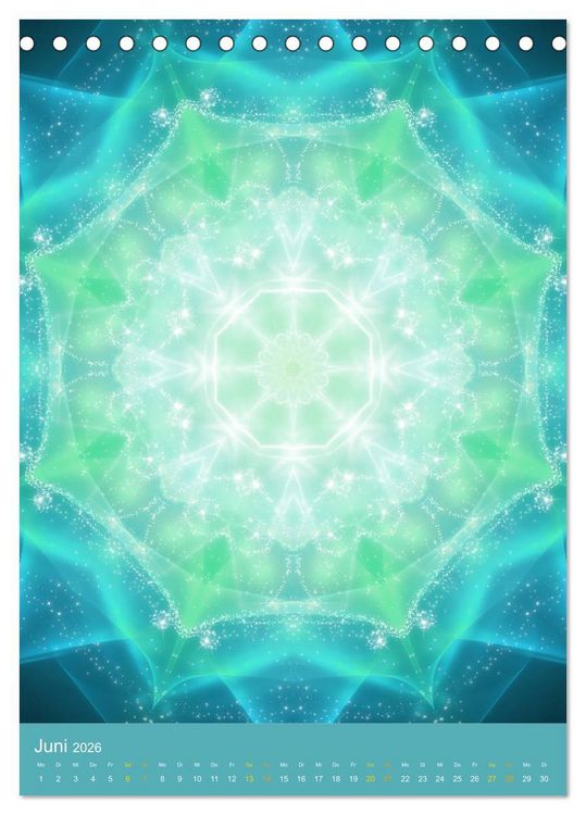 Produktbild: Lichtvolle Mandalas (Tischkalender 2026 DIN A5 hoch), CALVENDO Monatskalender