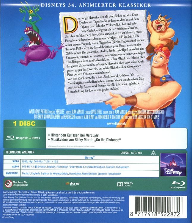 Produktbild: Hercules - Disney Classics