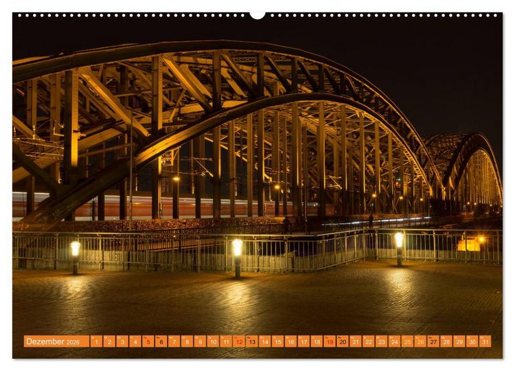 Produktbild: Br&uuml;cken im deutschsprachigen Raum (hochwertiger Premium Wandkalender 2026 DIN A2 quer), Kunstdruck in Hochglanz