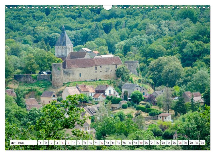 Produktbild: Entre Creuse et Berry la vall&eacute;e des peintres (Calendrier mural 2026 DIN A3 vertical), CALVENDO calendrier mensuel