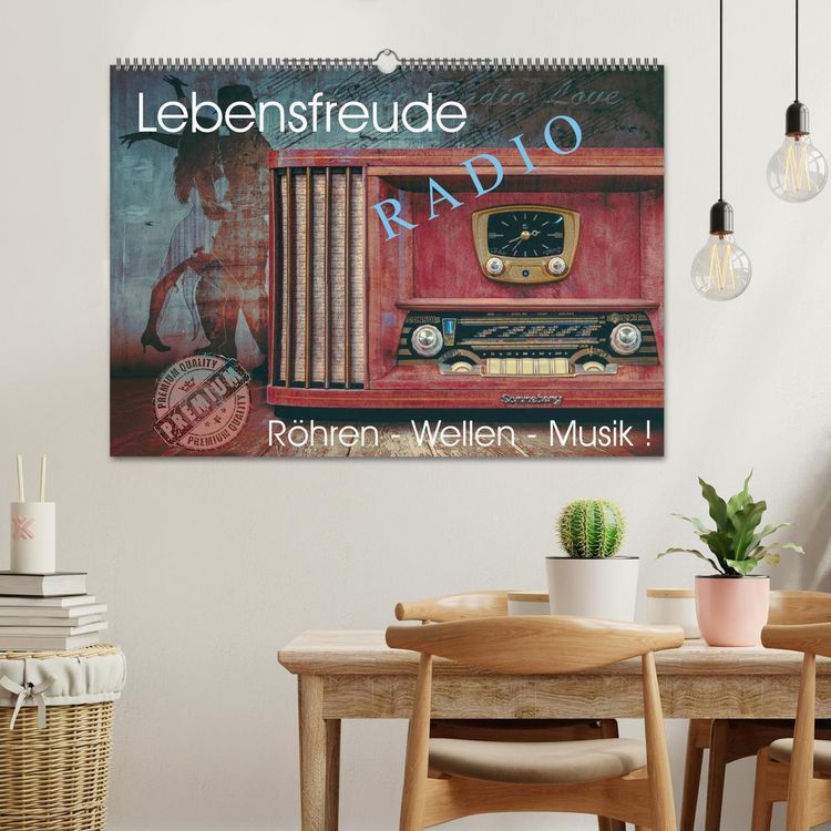 Produktbild: Lebensfreude Radio (Wandkalender 2026 DIN A2 quer), CALVENDO Monatskalender