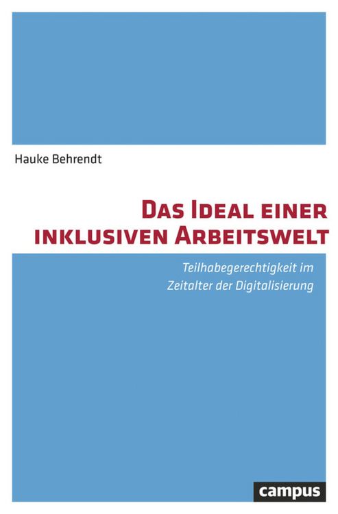 Produktbild: Das Ideal einer inklusiven Arbeitswelt