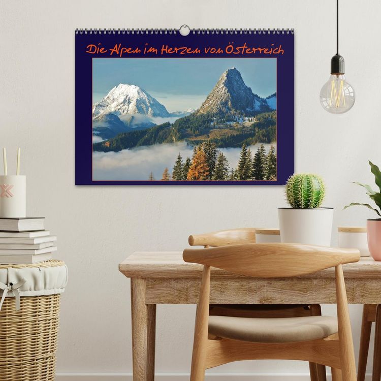 Produktbild: Die Alpen im Herzen von &Ouml;sterreich (Wandkalender 2026 DIN A3 quer), CALVENDO Monatskalender