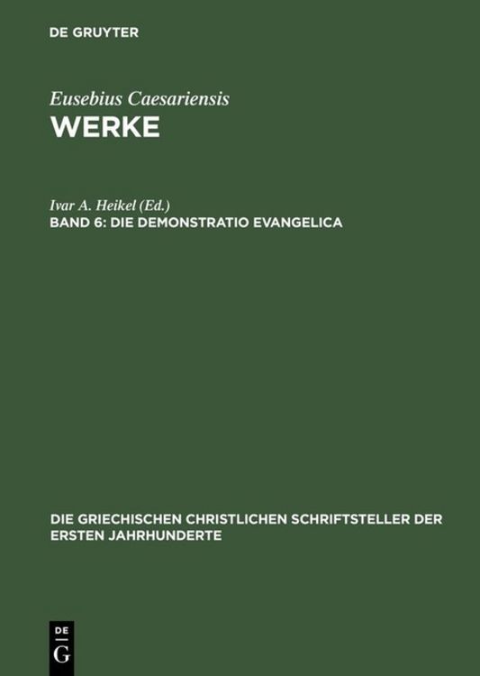 Produktbild: Die Demonstratio Evangelica