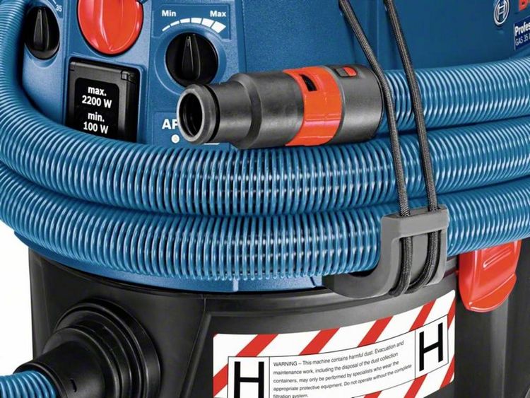 Produktbild: Bosch Professional GAS 35 H 06019C3600 Nass-/Trockensauger 1200 W 35 l automatische Filterreinigung, Staubklasse H zertifiziert