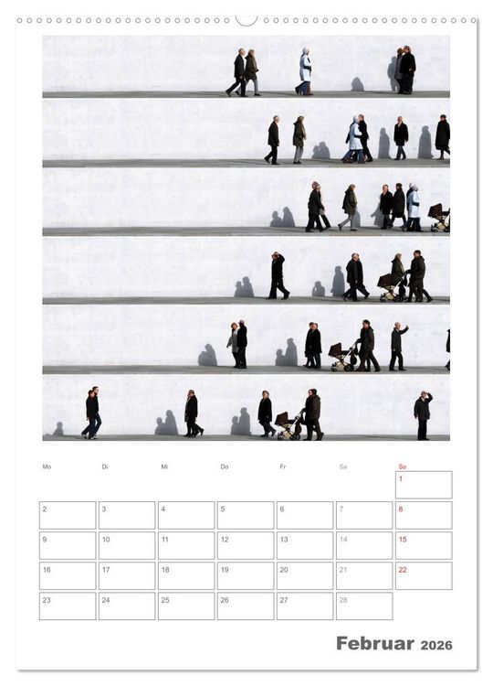 Produktbild: Wall People - Bilderserie von Eka Sharashidze (hochwertiger Premium Wandkalender 2026 DIN A2 hoch), Kunstdruck in Hochglanz