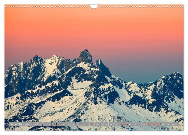 Produktbild: Die Bischofsm&uuml;tze im sch&ouml;nen Salzburger Land (Wandkalender 2026 DIN A3 quer), CALVENDO Monatskalender