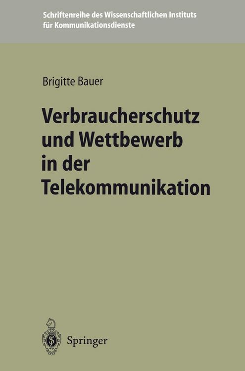 Produktbild: Verbraucherschutz und Wettbewerb in der Telekommunikation