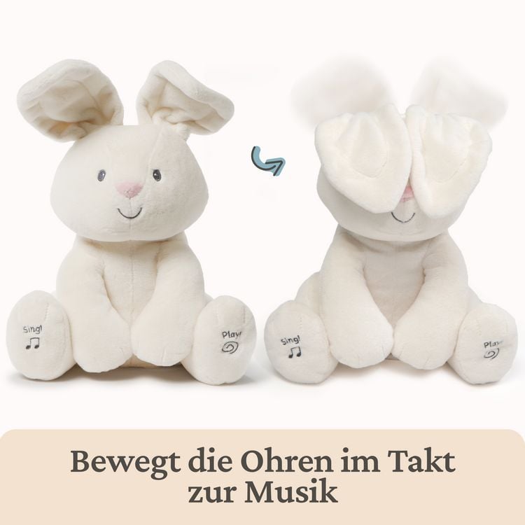 Produktbild: GUND Flora, das singende und sprechende H&auml;schen - spielt Guck Guck mit den Ohren