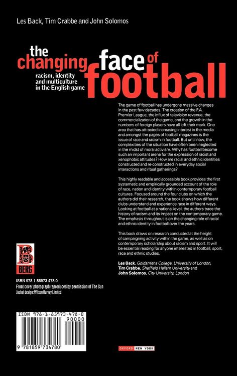 Produktbild: The Changing Face of Football
