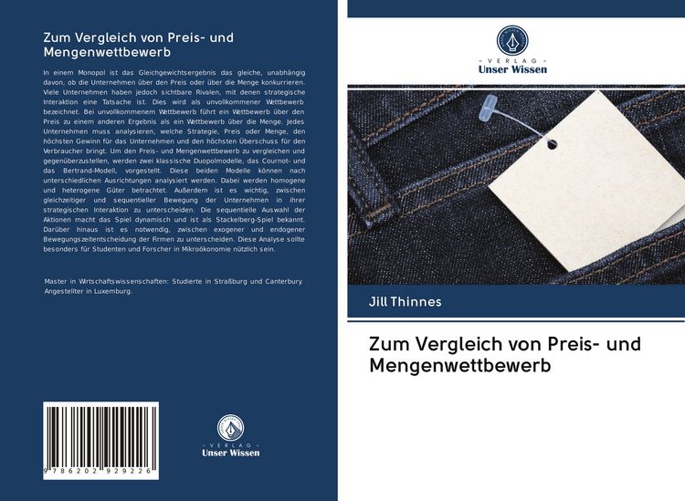 Produktbild: Zum Vergleich von Preis- und Mengenwettbewerb
