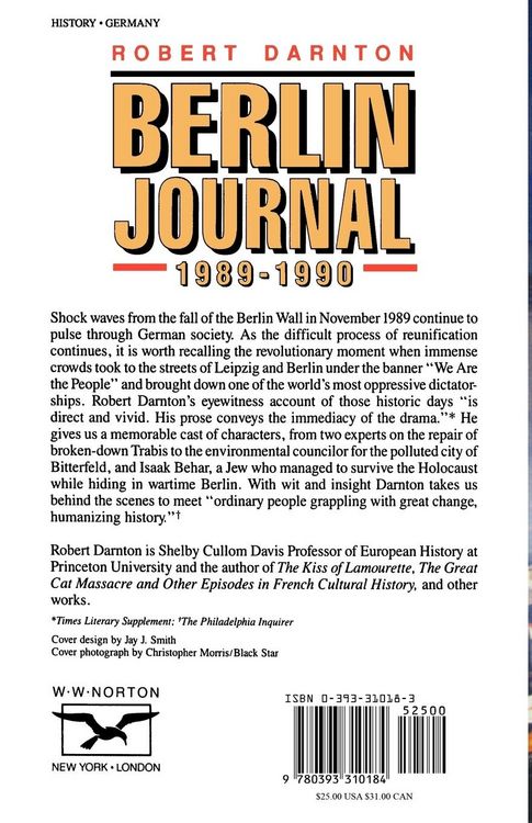 Produktbild: Berlin Journal, 1989-1990