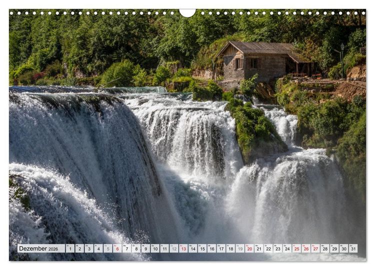 Produktbild: Wasserzauber Bosnien-Herzegowina (Wandkalender 2026 DIN A3 quer), CALVENDO Monatskalender
