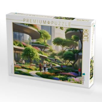 Produktbild: CALVENDO Puzzle St&auml;dtisches buntes Treiben | 1000 Teile Lege-Gr&ouml;&szlig;e 64x48cm Foto-Puzzle f&uuml;r gl&uuml;ckliche Stunden