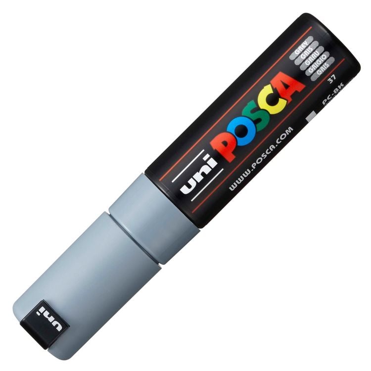 Produktbild: uni POSCA Acrylmarker PC-8K 8mm grau