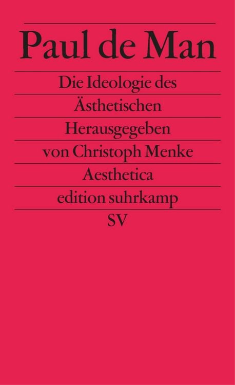 Produktbild: Die Ideologie des &Auml;sthetischen