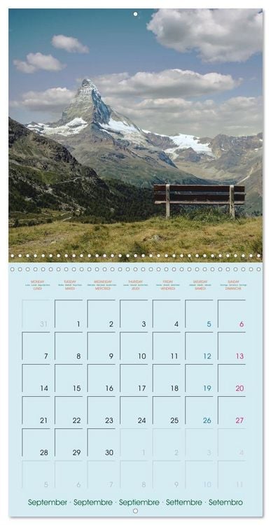 Produktbild: Discover Zermatt - Matterhorn - Switzerland (Wall Calendar 2026 12 &times; 12 Inch) CALVENDO 12 Month Wall Calendar
