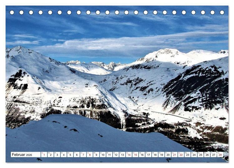 Produktbild: Majest&auml;tische Alpen (Tischkalender 2026 DIN A5 quer), CALVENDO Monatskalender