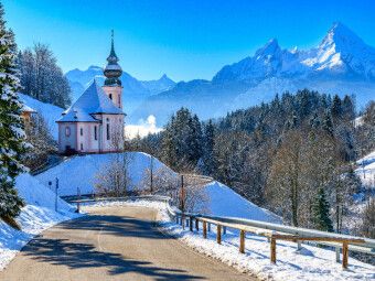 Produktbild: CALVENDO Puzzle Wallfahrtskirche Maria Gern, Berchtesgaden | 1000 Teile Lege-Gr&ouml;&szlig;e 64x48cm Foto-Puzzle f&uuml;r gl&uuml;ckliche Stunden