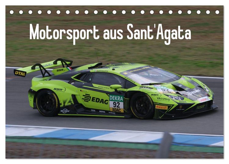 Produktbild: Motorsport aus Sant&rsquo;Agata (Tischkalender 2025 DIN A5 quer), CALVENDO Monatskalender